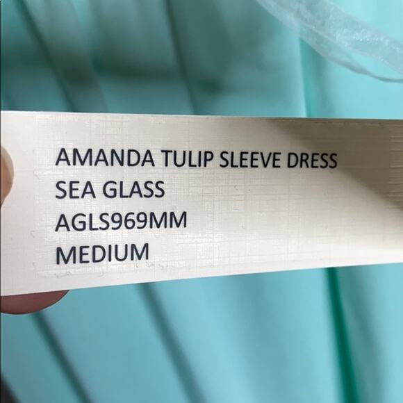 Naked Princess Amanda Tulip Sleeve Mint Dress NWT - Picture 5 of 7